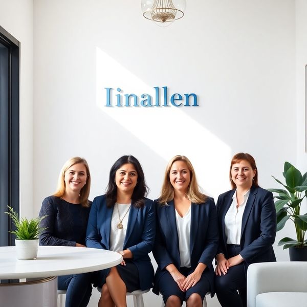 Čtyřčlenný tým finančních poradců Atelier Procházka v ostravské kanceláři